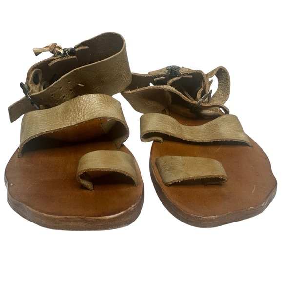 NEW Bed Stu Afrodita Gladiator Sandals in Bone Dip Dye 7 - Picture 7 of 12